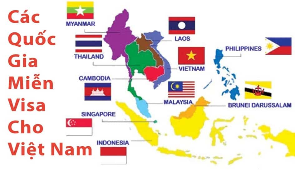 CÁC QUỐC GIA VÀ LÃNH THỔ MIỄN VISA CHO NGƯỜI VIỆT